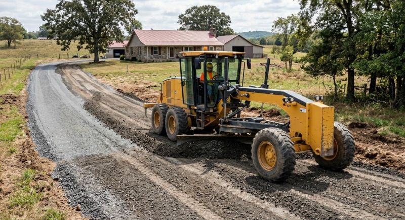 Gravel Parking Lot Grading in Atlanta, GA