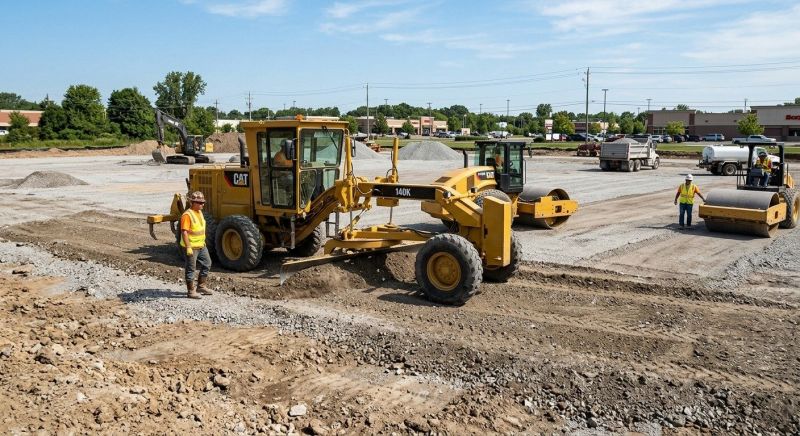 Parking Lot Excavation in Alpharetta, GA