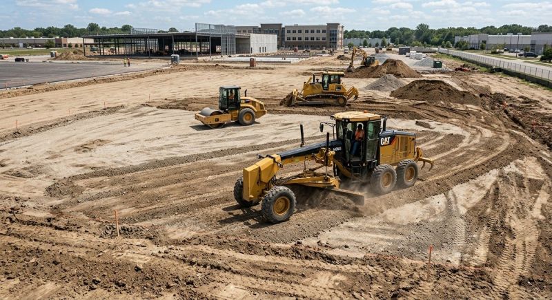 Parking Lot Leveling in Cypress, TX